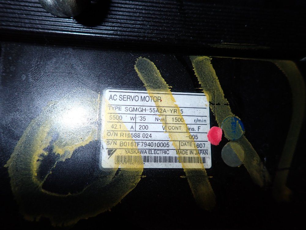Yaskawa Servo Motor - Sgmgh-55a2a-yr15