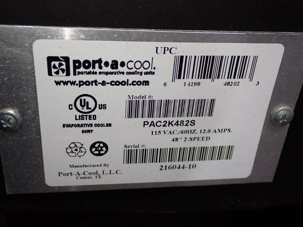 Portacool Portacool Pac2k482s Portable Evaporative Cooler