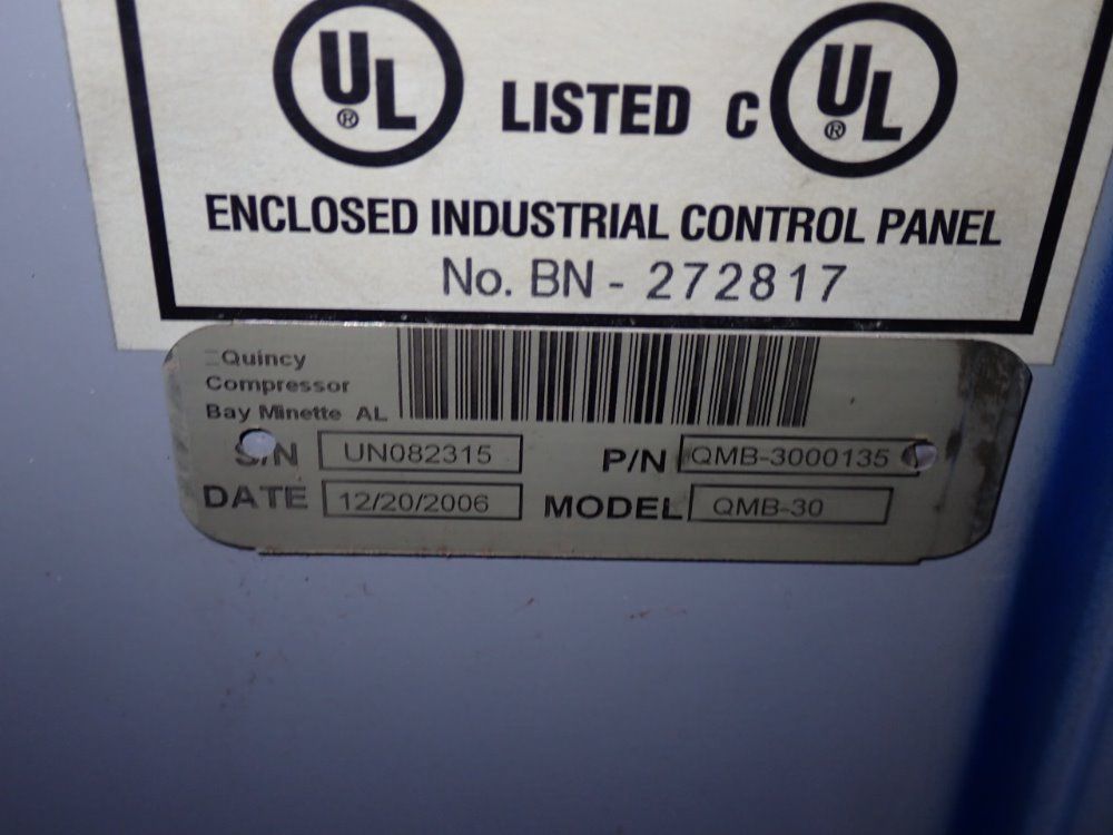 Quincy 2006 Quincy Qmb30 Air Compressor