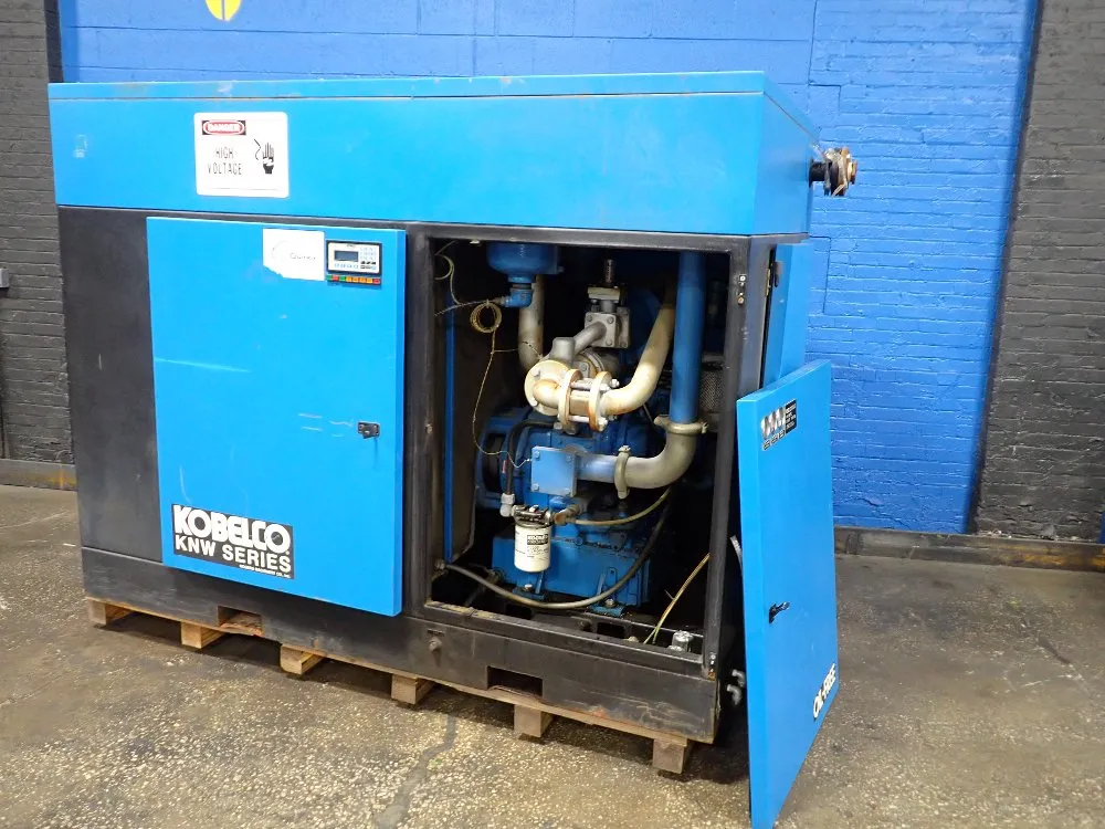 KOBELCO KNWA1-A/H ROTARY SCREW AIR COMPRESSOR