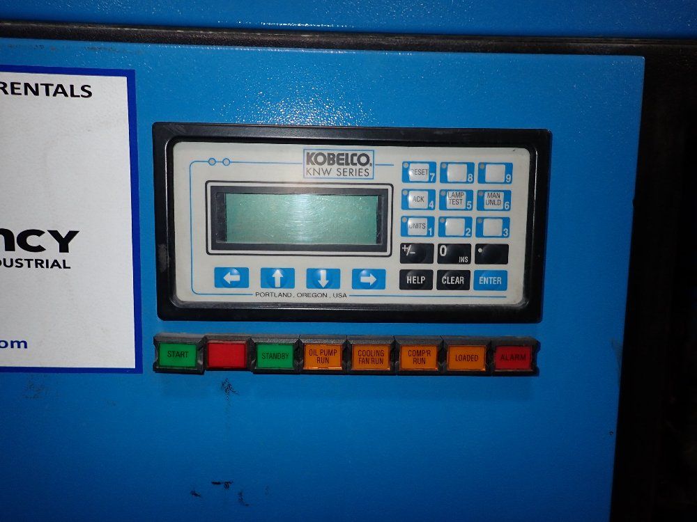 Kobelco Kobelco Knwa1ah Rotary Screw Air Compressor