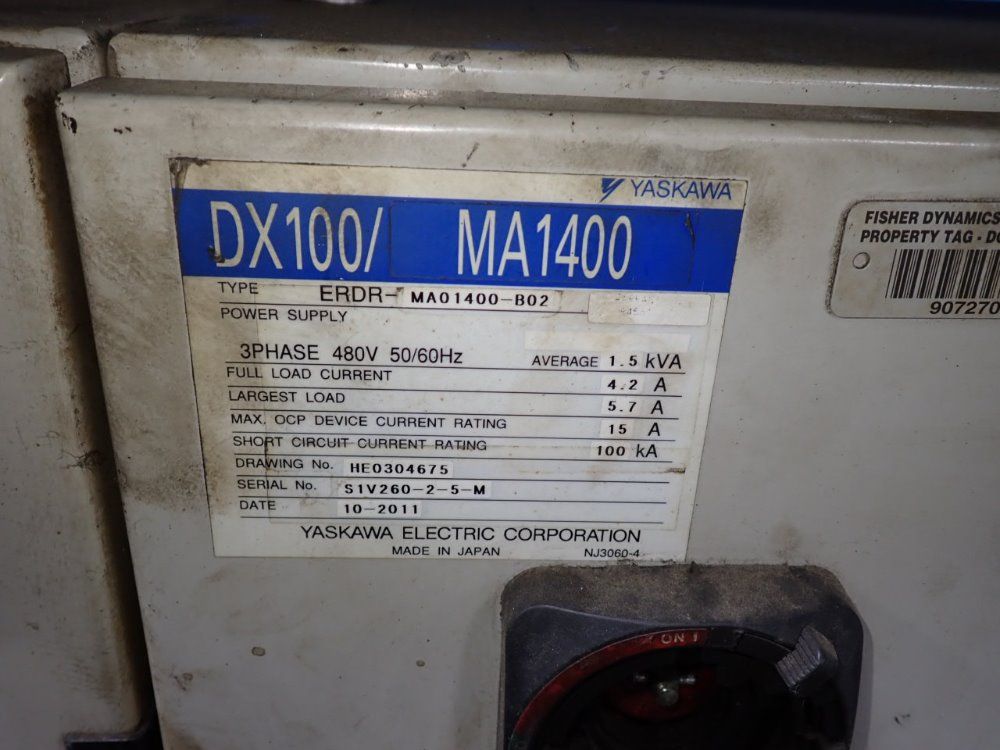 Yaskawa  Motoman Yaskawa  Motoman Ma1400 Robot