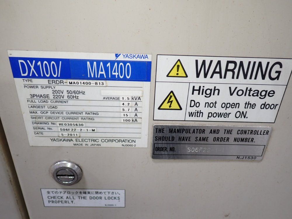 Yaskawa  Motoman Yaskawa  Motoman Ma1400 Robot