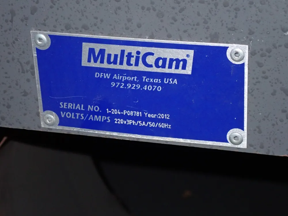 Multicam 2012 Multicam Plasma Cutting Table
