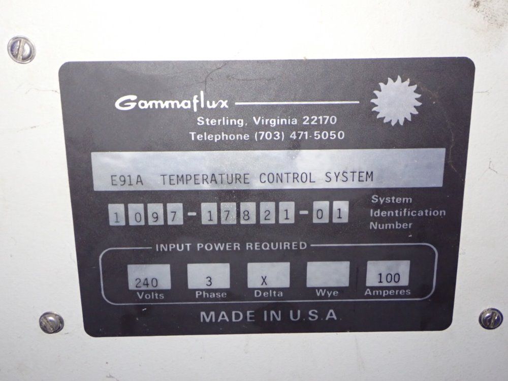 Gammaflux Temperature Controller