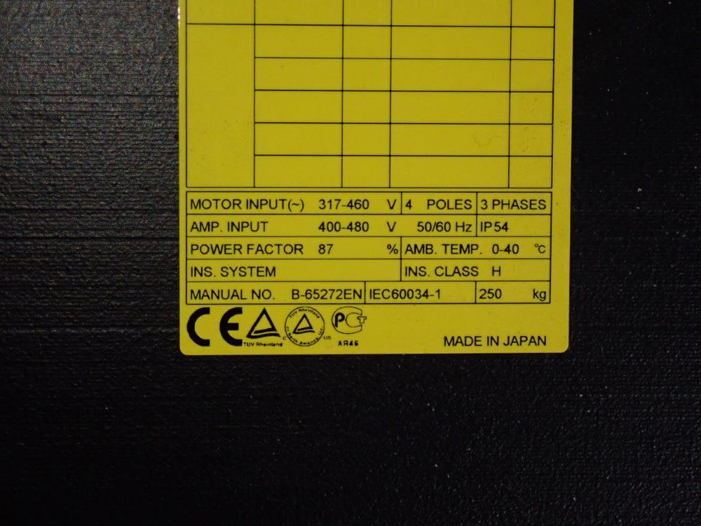 Fanuc 30 Kw 2016 Fanuc A06b-1512-b100 Ac Spindle Motor - A06b-1512-b100