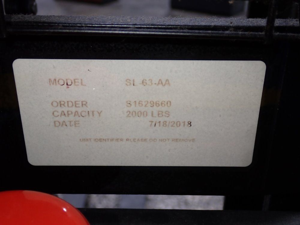 Vestil Vestil Sl63aa Straddle Lift