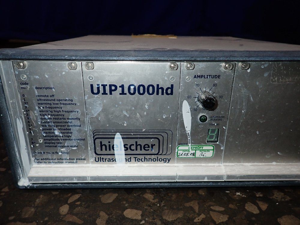 Hielscher Ultrasonic Control