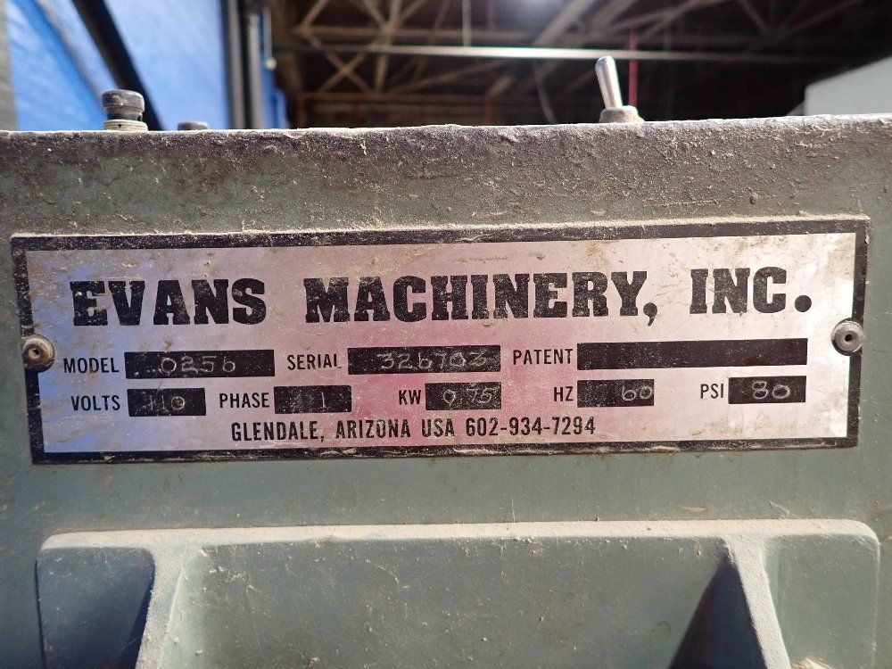 Evans Machinery Pinch Rollers