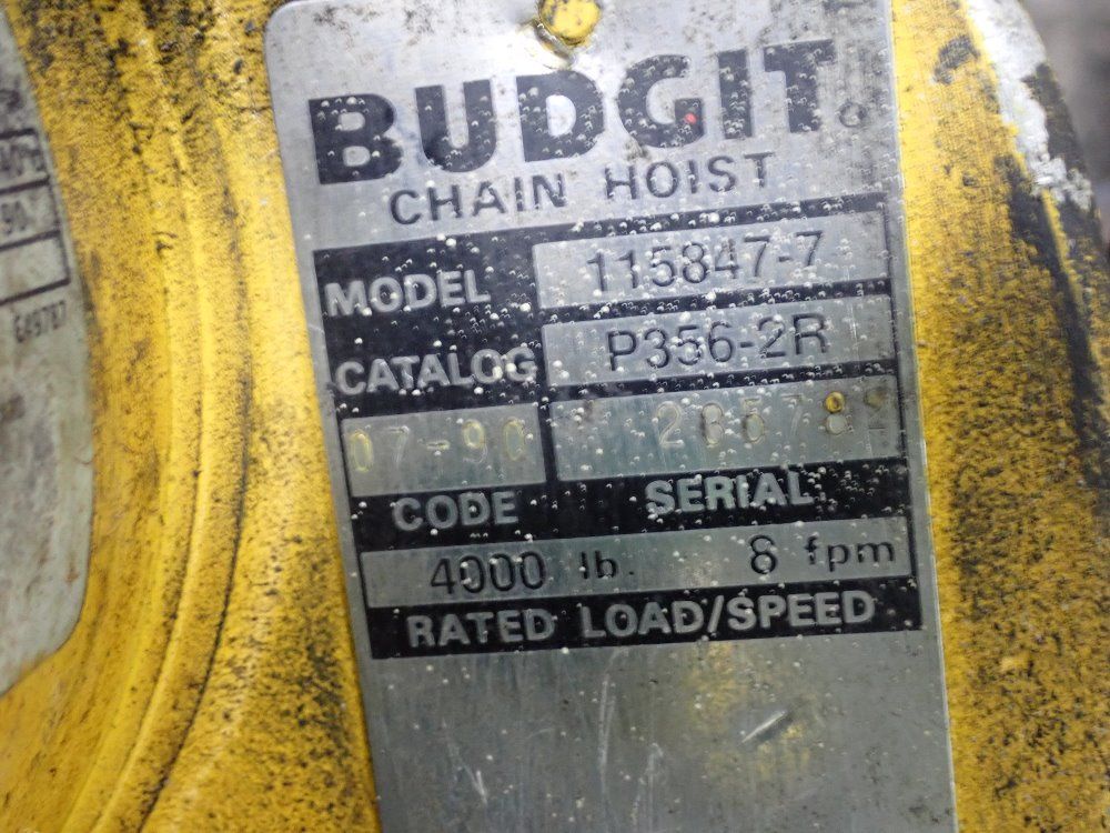 Budgit Electric Hoist