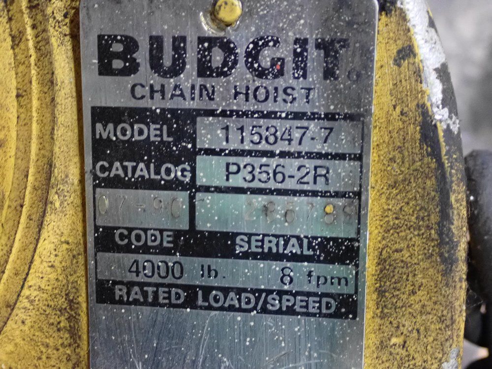 Budgit Electric Hoist