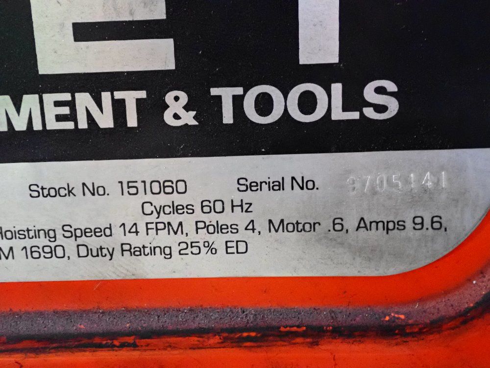Jet Electric Hoist