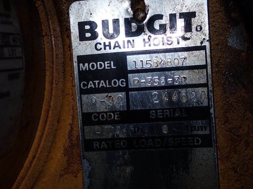 Budgit Electric Hoist
