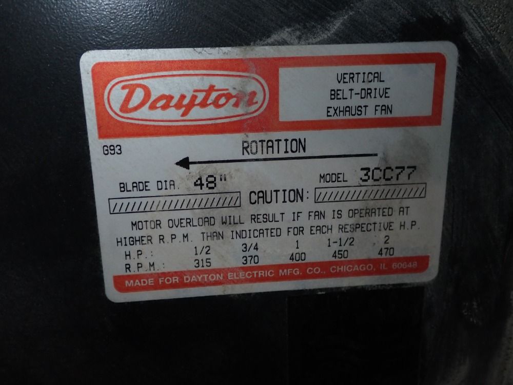 Dayton Exhaust Fan