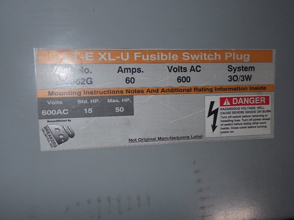 Ite Fusible Bus Plug