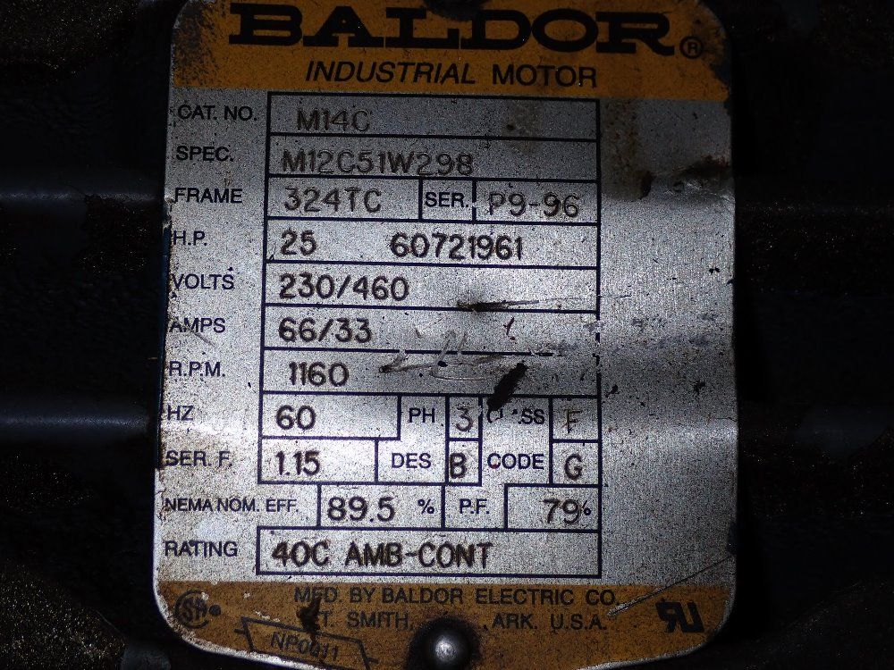 Berendsen 25 Hp Hydraulic Unit - T6124