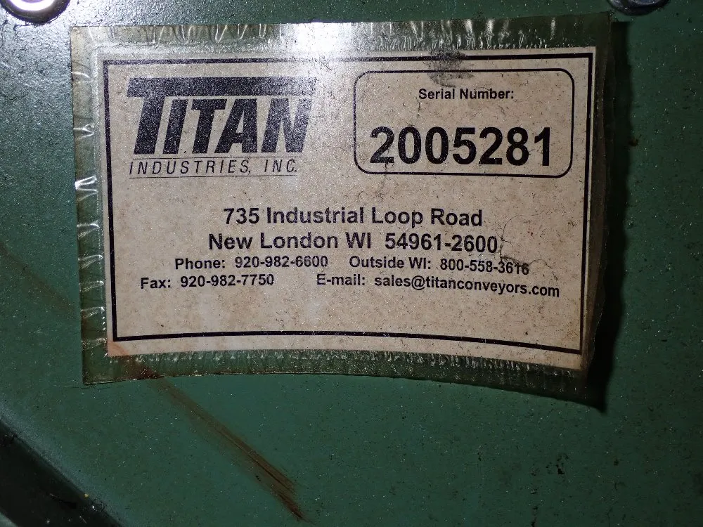 Titan 4" W Chip Conveyor
