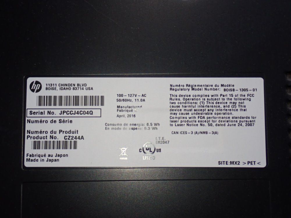 Hpknapp Printer