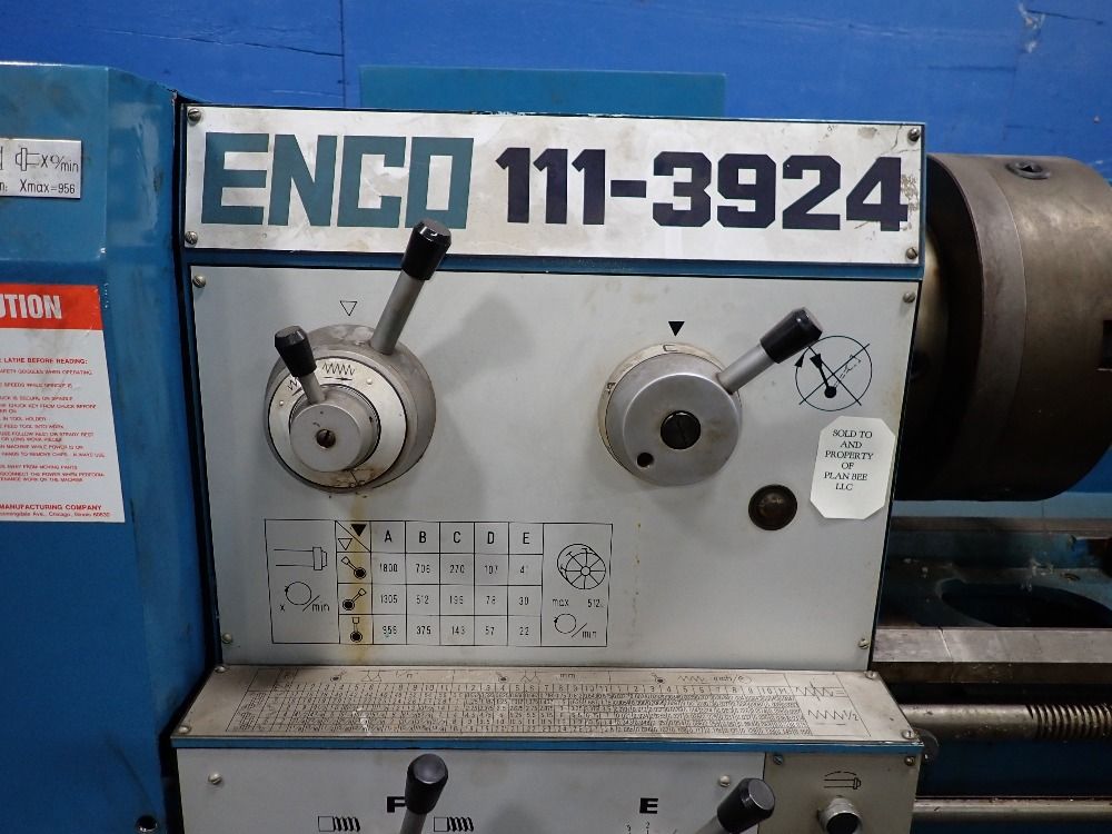 Enco Enco 1113924 Gap Bed Lathe
