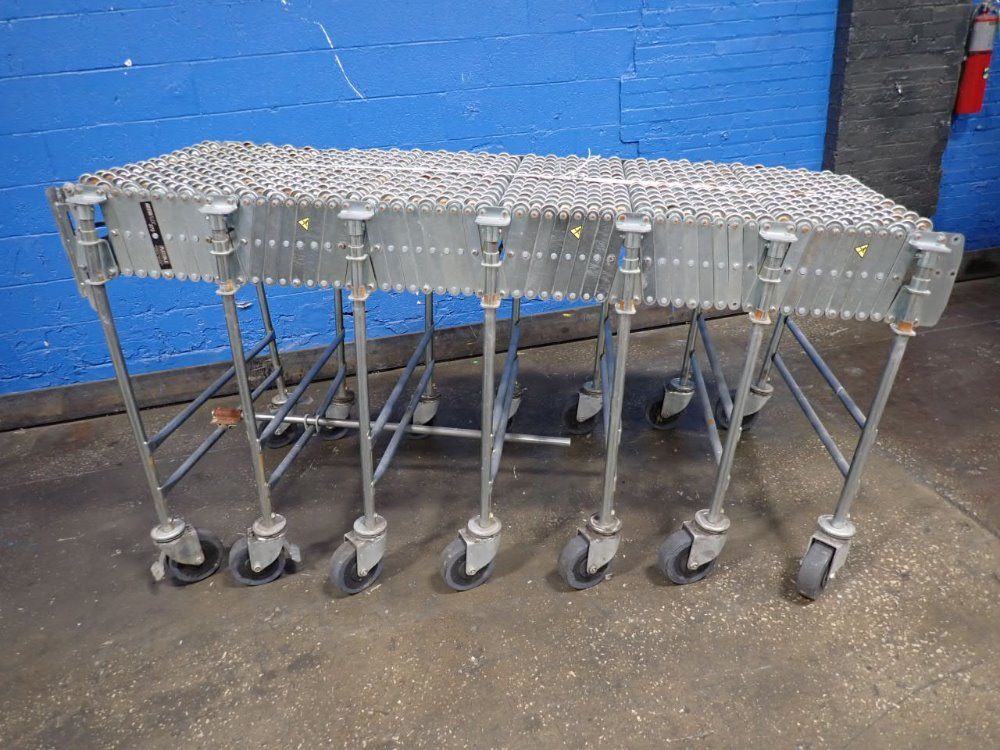 Flexible Material Handling Accordion Skate Conveyor