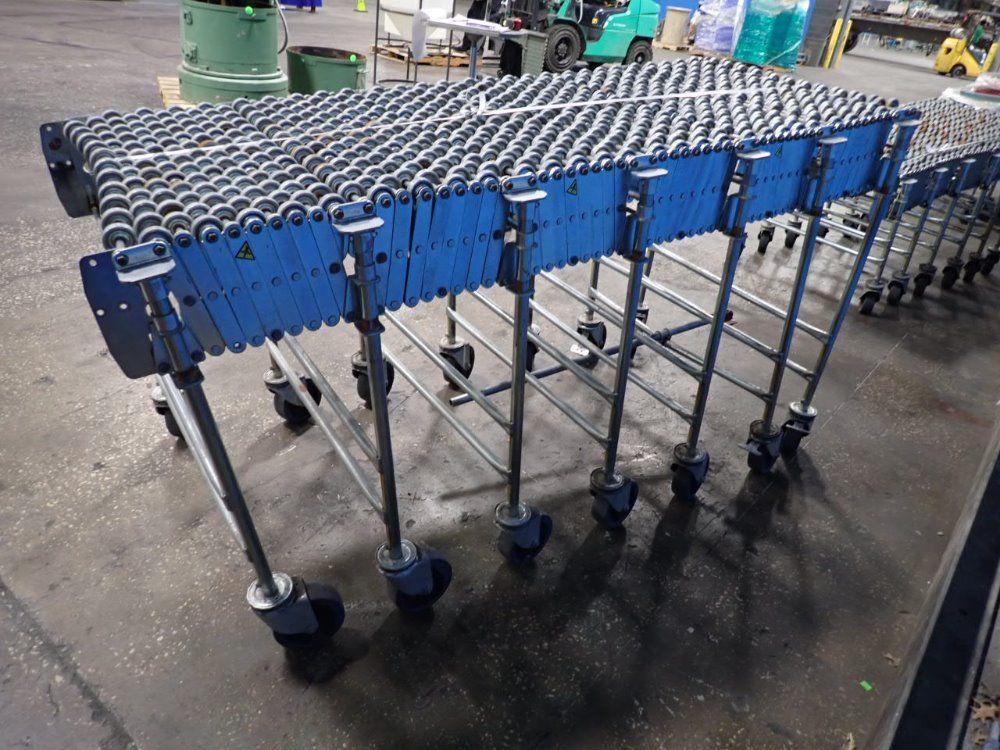 Flexible Material Handling Accordion Skate Conveyor