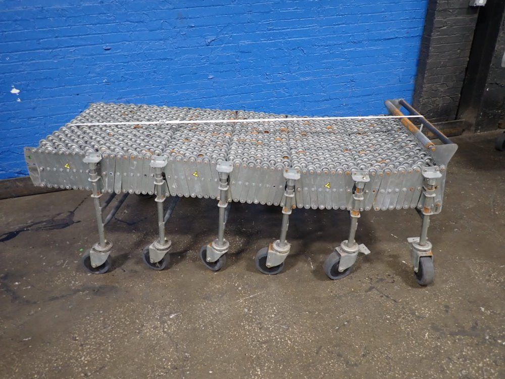 Flexible Material Handling Accordion Skate Conveyor