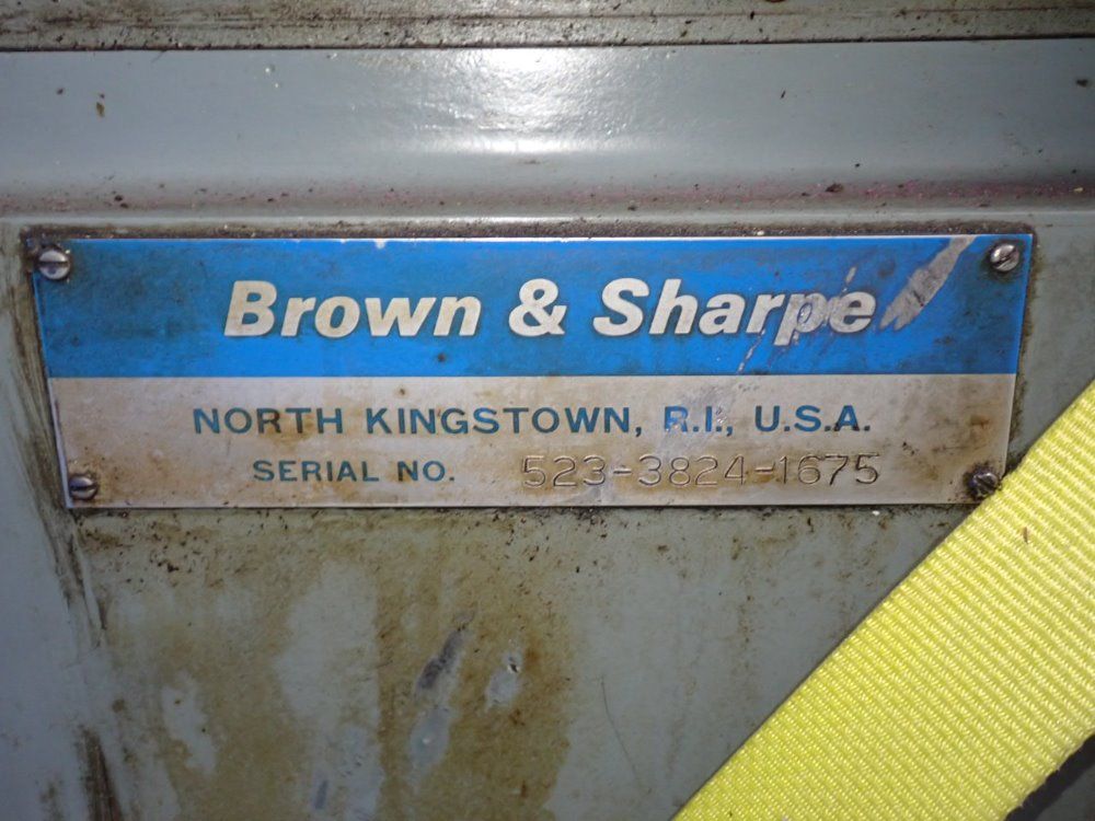 Brown  Sharpe Brown  Sharpe 824 Techmaster Surface Grinder