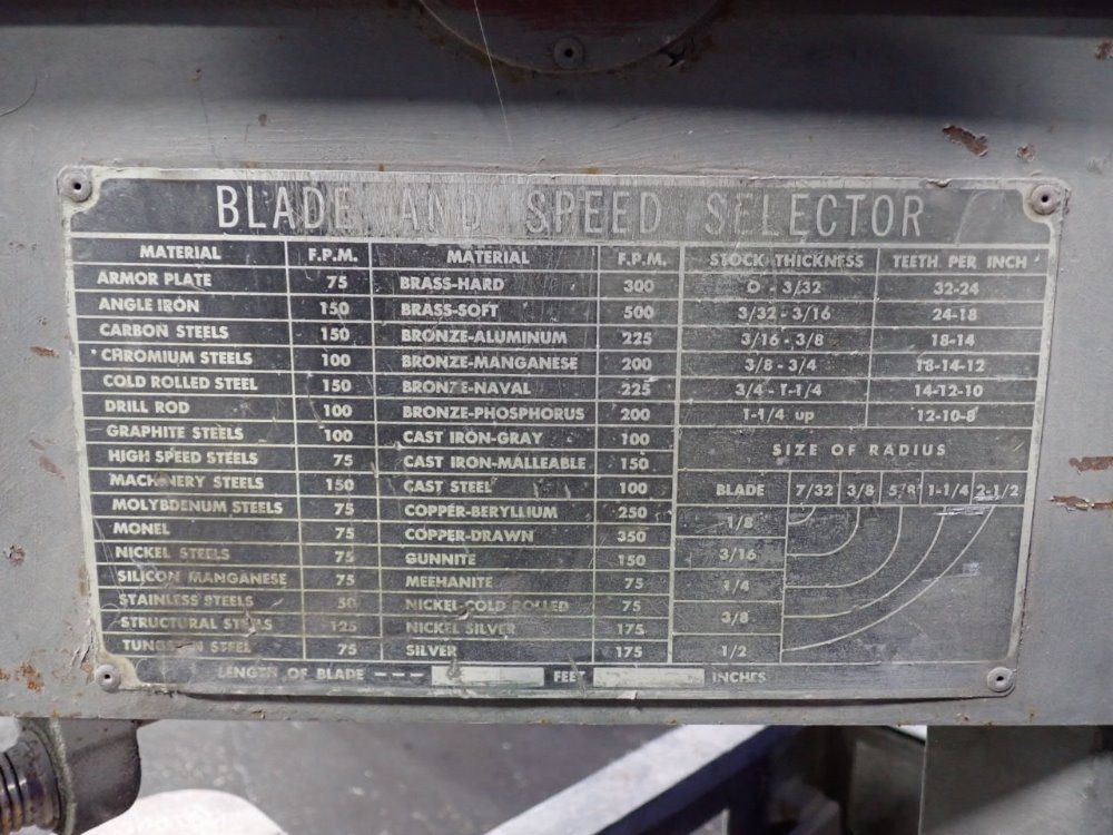 Billlendsey Billlendsey Vertical Band Saw