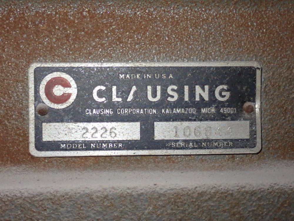 Clausing Drill Press