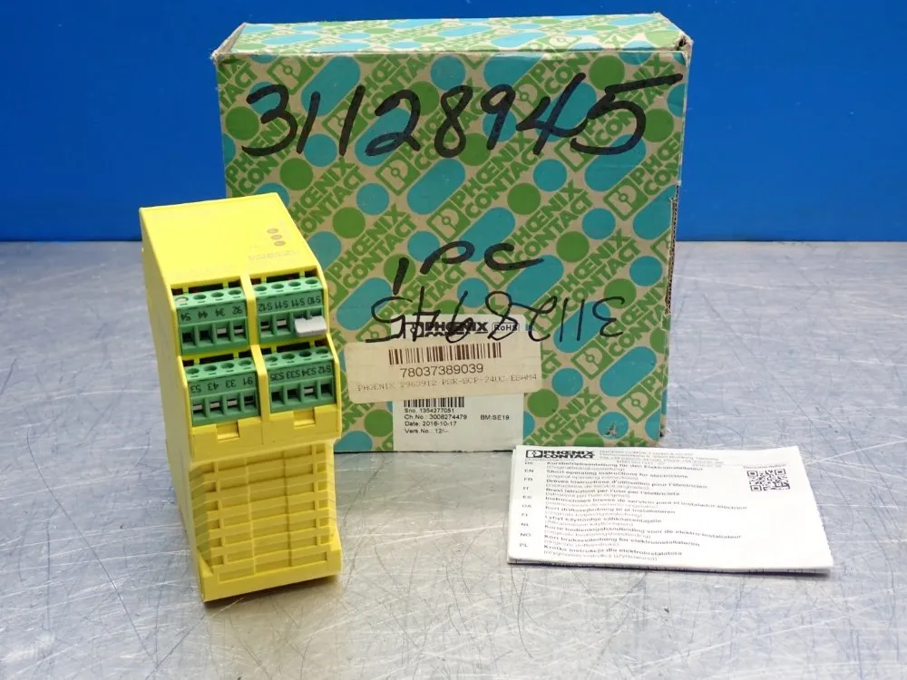 Phoenix Contact Safety Relay - Psr-scp-24uc/esam4/8x1/1x2