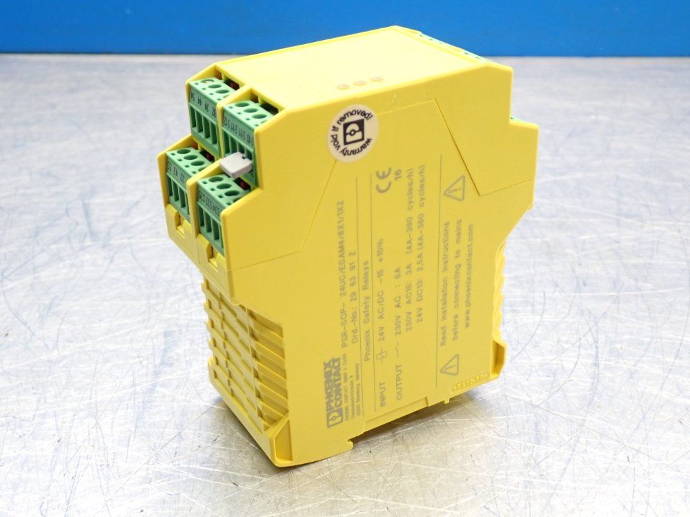 Phoenix Contact Safety Relay - Psr-scp-24uc/esam4/8x1/1x2