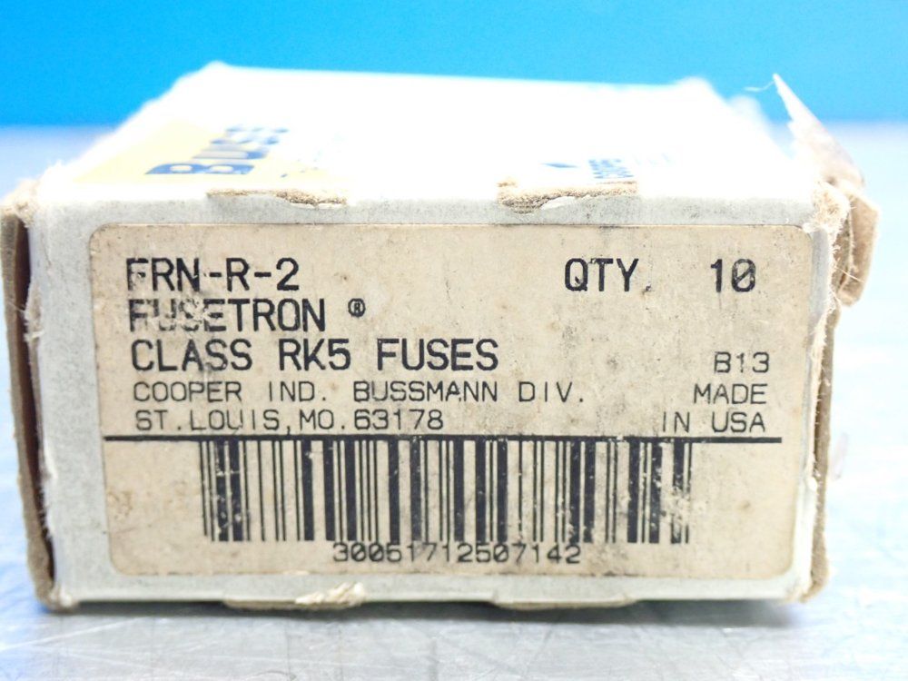 Bussman Frnr2 Fuse Class Rk5 1 Box Of 10
