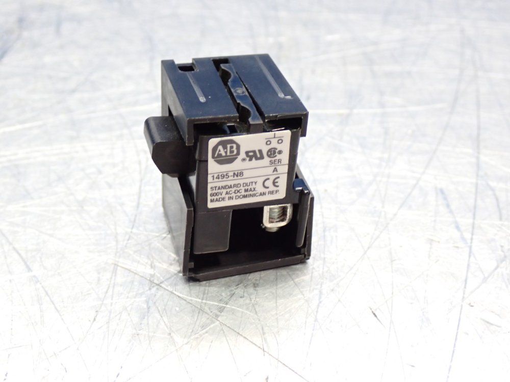 Allen Bradley Nema Switch Auxiliary Contact - 1495-n8