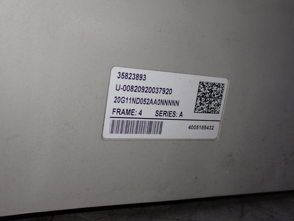 Allen Bradley 2014 Allen Bradley 20g11d052aa0nnnn Drive - 20g11d052aa0nnnn