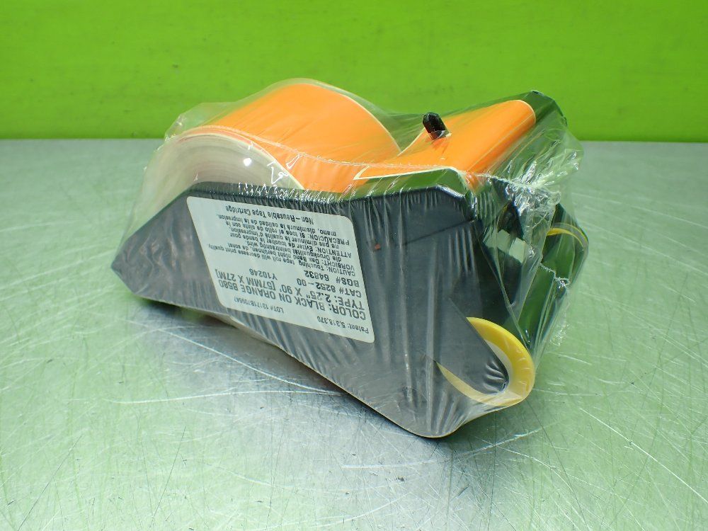 Brady 2.25"x90' Black On Orange Supply Cartridge - 64832