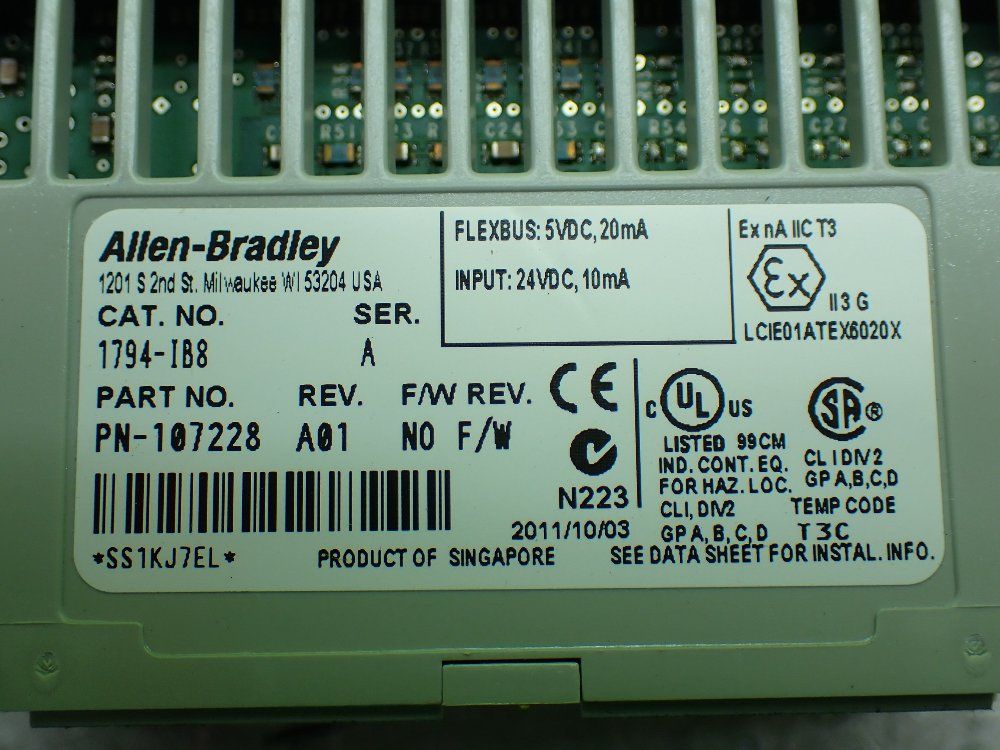 Allenbradley Flex Io 8 Point Digital Input Module
