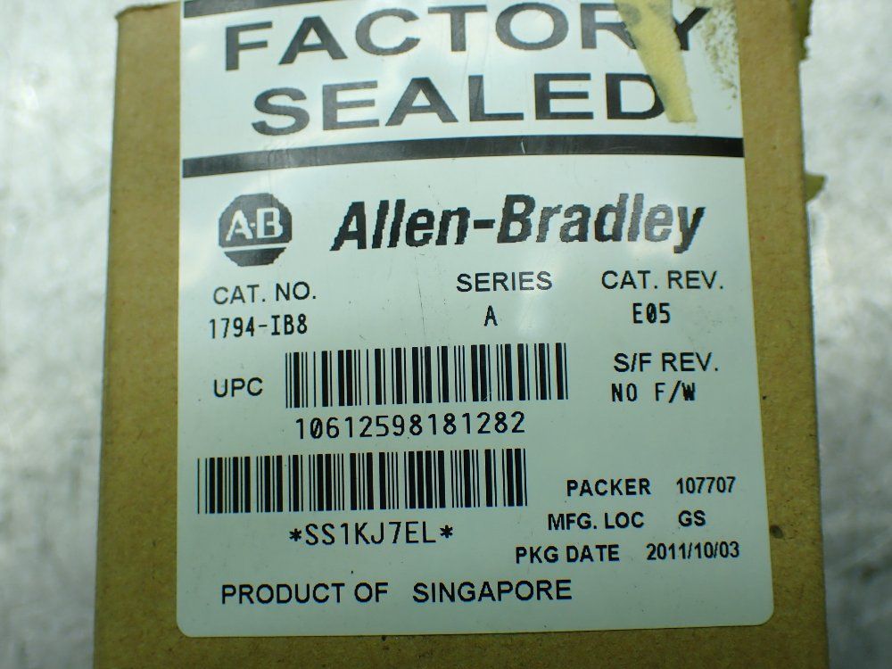 Allenbradley Flex Io 8 Point Digital Input Module