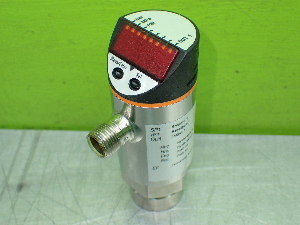 Ifm Pn-025-rbn14-hfpkg/us/ /v Pressure Sensor With Display - Pn5203