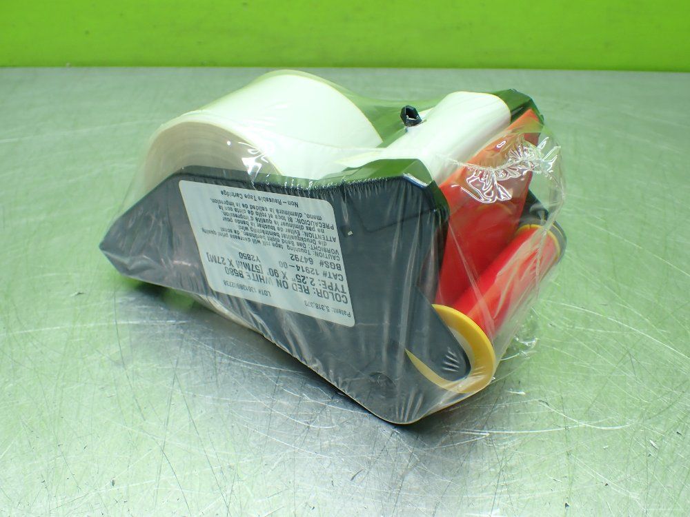 Brady 2.25" X 90' Red On White Supply Cartridge - 64792