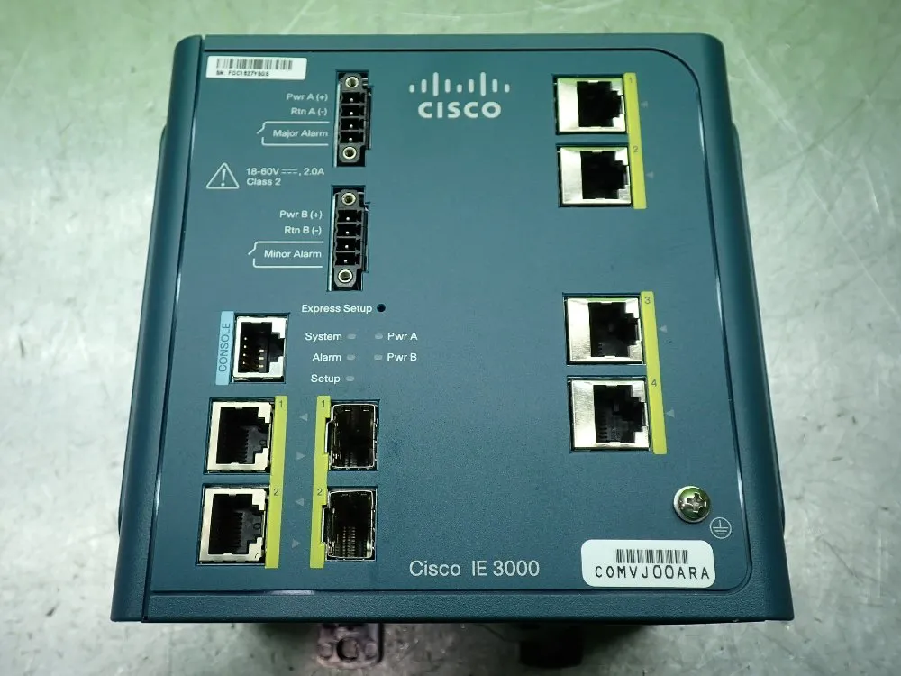 Cisco Industrial Ethernet Switch. - Ie-3000-4tc