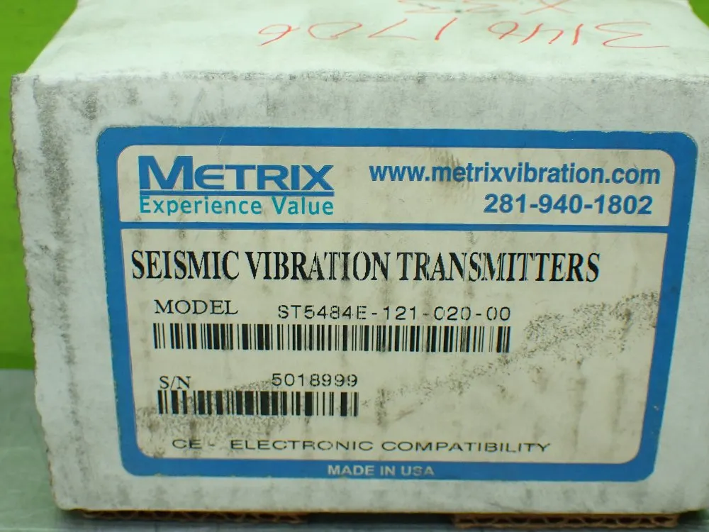Metrix 2wire Seismic Vibration Transmitter