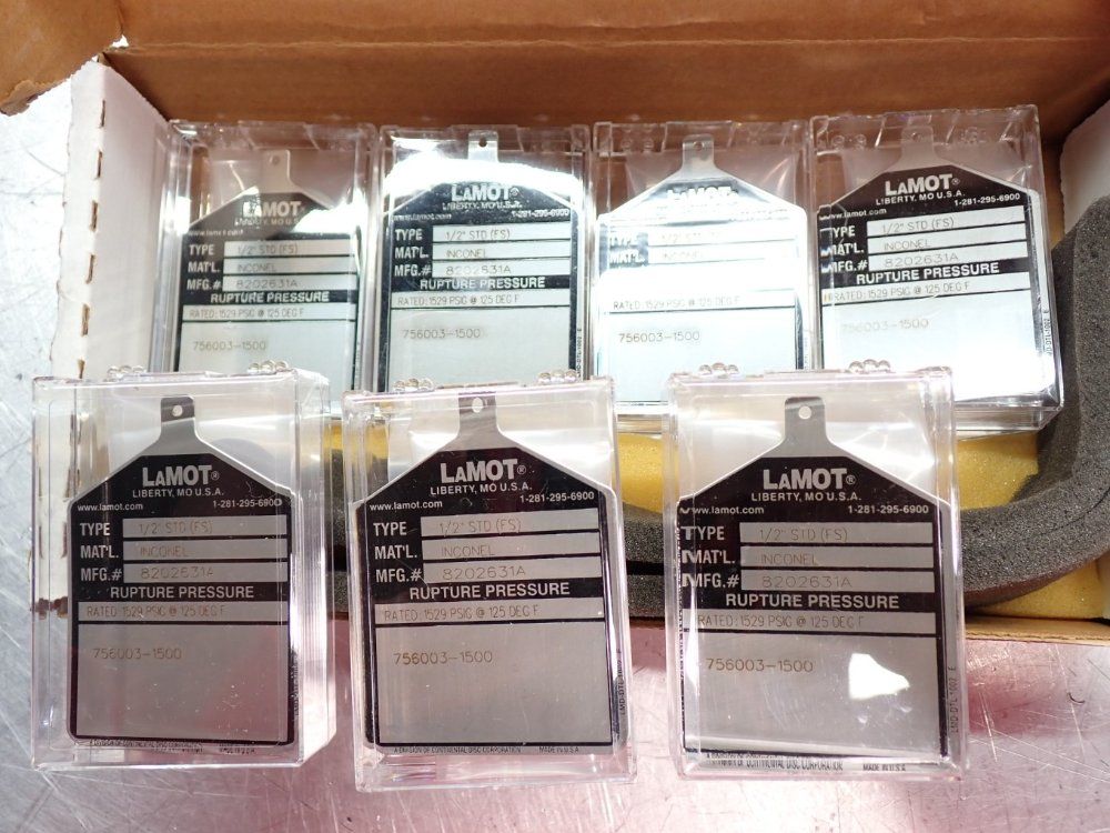 Lamot Rupture Disc Distributor 1 Box Of 7