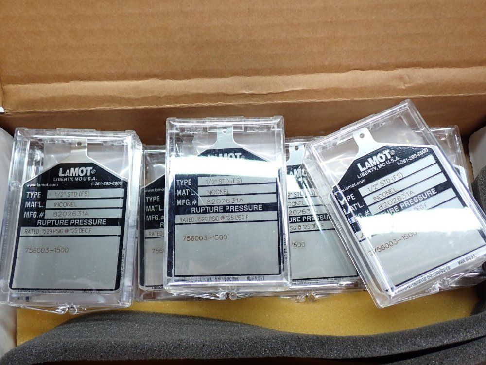 Lamot Rupture Disc Distributor 1 Box Of 7