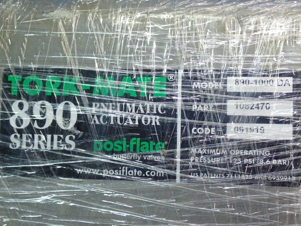 Posti-flate 125psi - Max Tork-mate Pneumatic Actuator Butterfly Valve 890 Series - 890-1000da