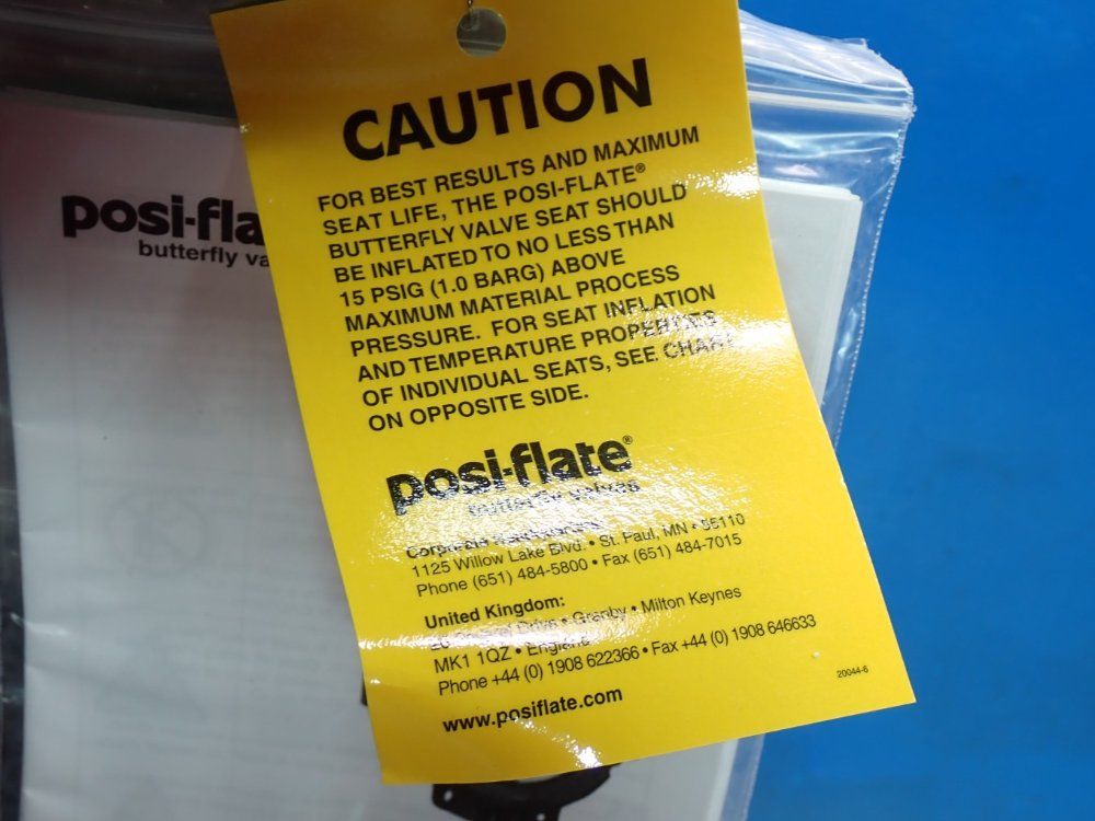 Posti-flate 125psi - Max Tork-mate Pneumatic Actuator Butterfly Valve 890 Series - 890-1000da