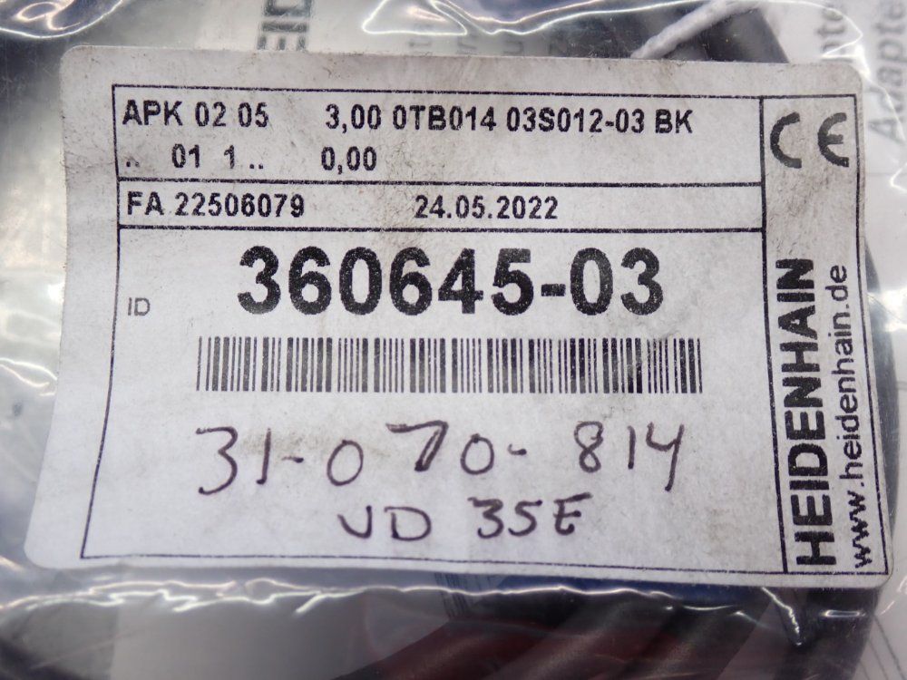 Heidenhain Encoder Cable