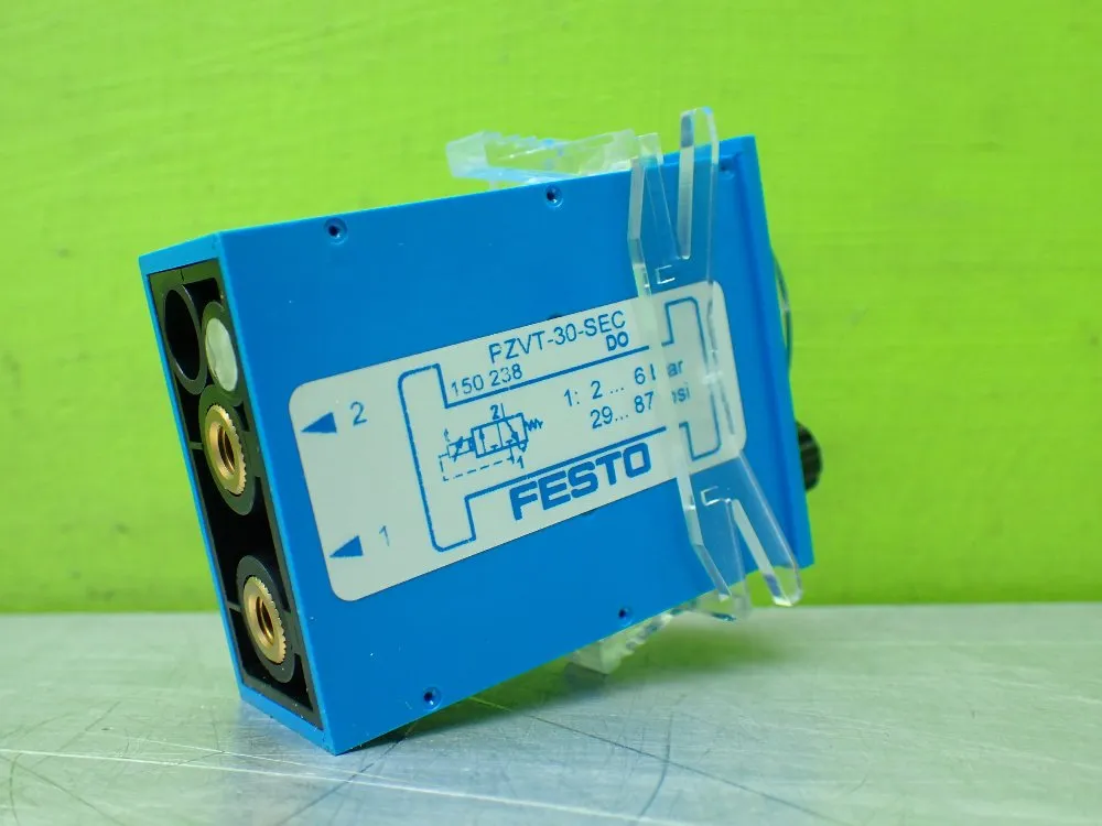 Festo 29-87psi Pneumatic Timer Valve. - Pzvt-30-sec