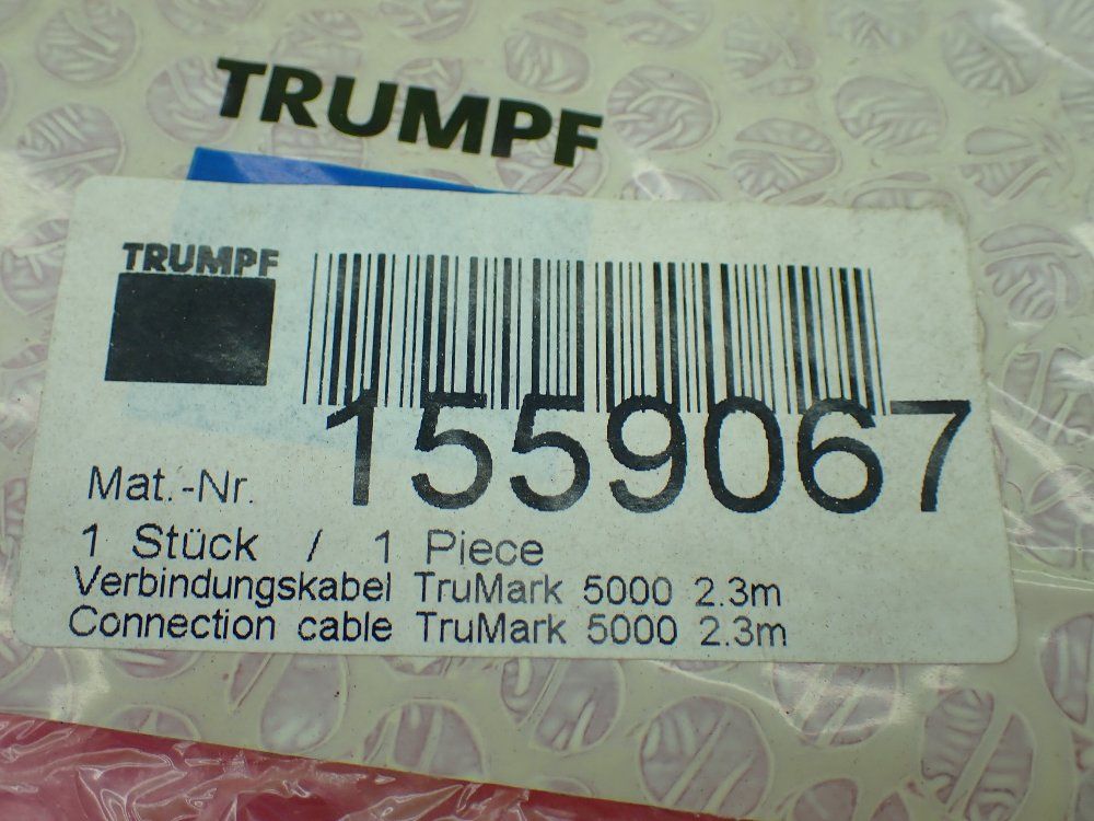 Trumpf 2.3m Trumark 5000 Connector Cable. - 1559067