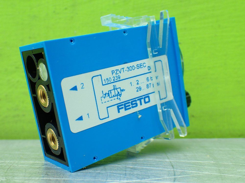 Festo 29-87psi Pneumatic Timer Valve. - Pzvt-300-sec