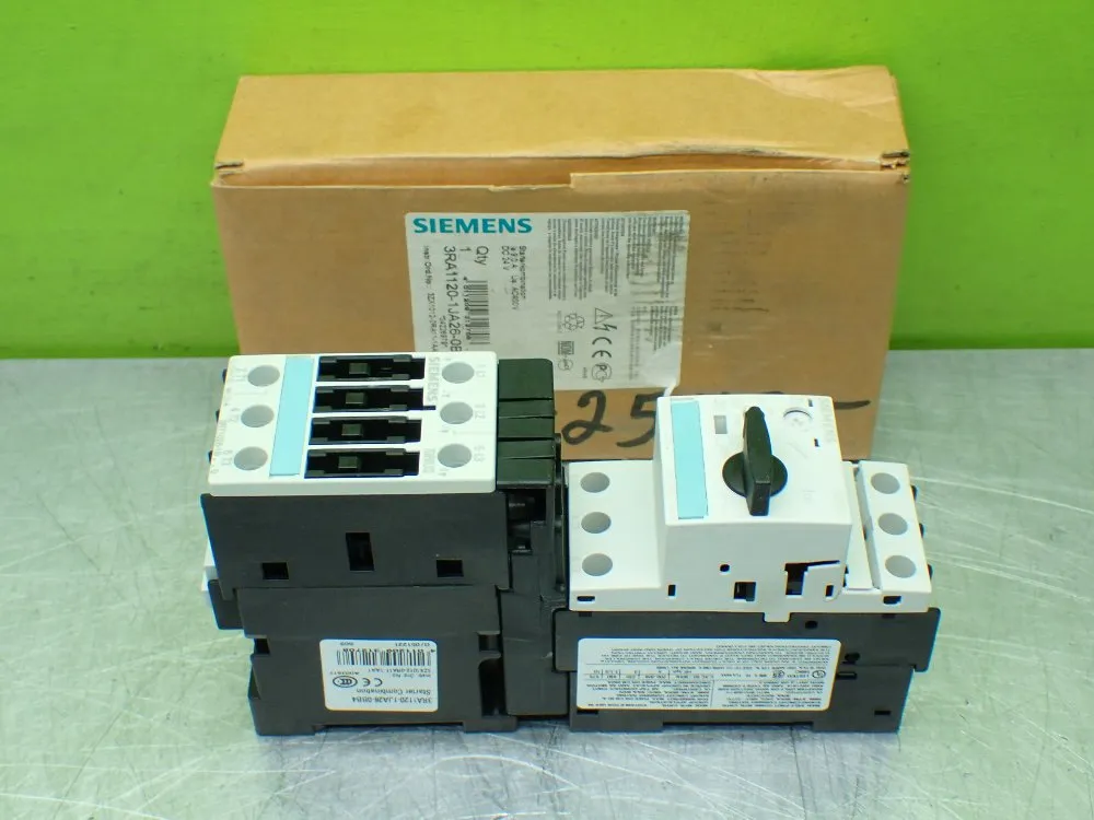 Siemens 24vdc Combination Starter. - 3ra1120-1ja26-0bb4